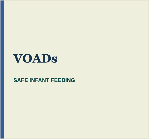 VOADs — SAFE Infant Feeding resources